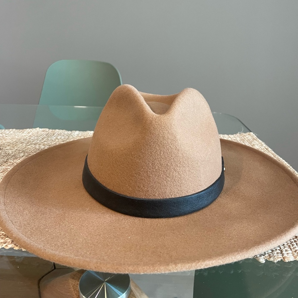 Cute Wool Fedora- Never worn- Perfect condition. Bought at a boutique.
